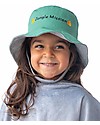 FlapJackKids Reversible Summer Hat Anti-UV UPF 50+ - Tiger+Safari - 100% Cotton Sunhats