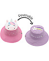 FlapJackKids Reversible Summer Hat Anti-UV UPF 50+ - Unicorn+Star - 100% Cotton Sunhats
