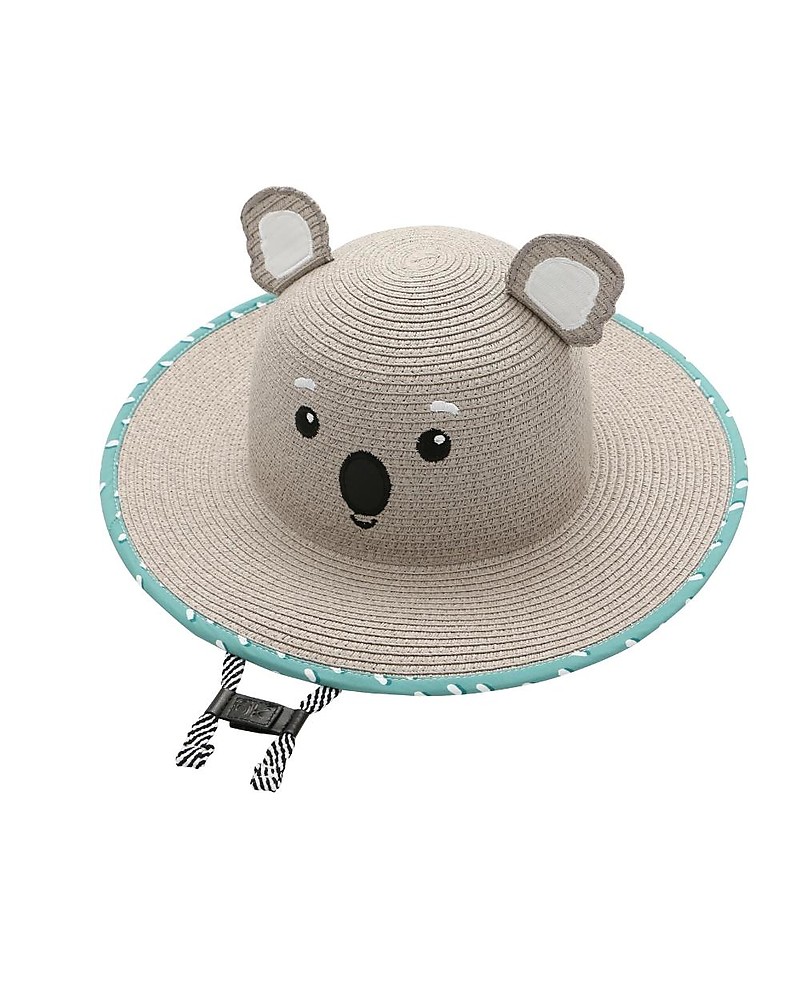 FlapJackKids Straw Hat Anti-UV SPF 50+ - Koala unisex (bambini)