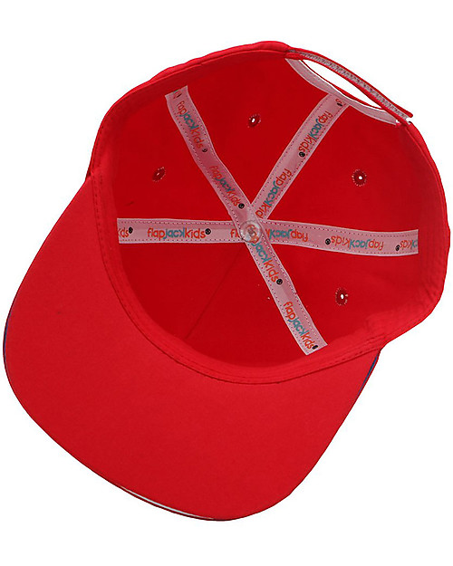 FlapJackKids Summer Brim Cap 3D - Monster - Elasticated Cotton (4-6 Years) Sunhats