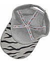 FlapJackKids Summer Brim Cap 3D- Tiger - Elasticated Cotton (4-6 Years) Sunhats