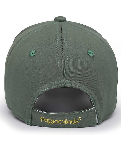 FlapJackKids Summer Brim Cap - Lion - Elasticated Cotton Sunhats