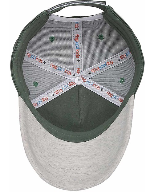 FlapJackKids Summer Brim Cap - Lion - Elasticated Cotton Sunhats