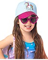 FlapJackKids Summer Brim Cap - Unicorn - Elasticated Cotton Sunhats