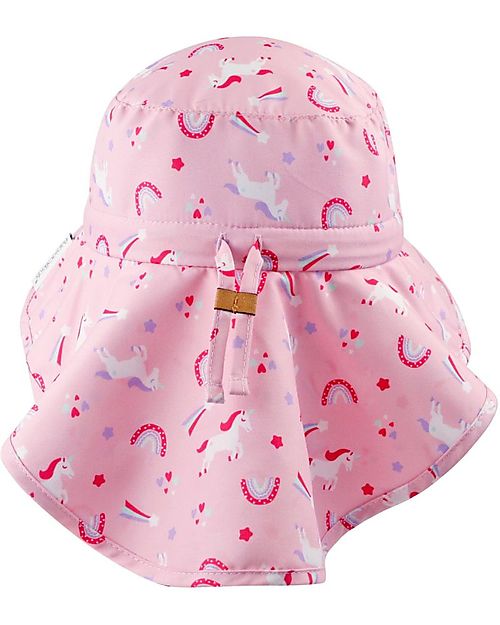 FlapJackKids Sunhats with Neck Cape - Anti-UV SPF50+ - Unicorn Sunhats