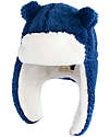 FlapJackKids Trapper Winter Hat - Navy - Soft Sherpa Fabric Winter Hats