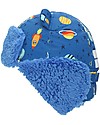 FlapJackKids Water Repellent and Windproof Trapper Hat - Dino - Soft Sherpa Lining Winter Hats