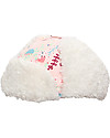FlapJackKids Water Repellent and Windproof Trapper Hat - Floral - Soft Sherpa Lining Winter Hats