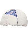FlapJackKids Water Repellent and Windproof Trapper Hat - Indigo Unicorn - Soft Sherpa Lining Winter Hats