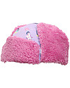 FlapJackKids Water Repellent and Windproof Trapper Hat - Lilac Unicorn - Soft Sherpa Lining Winter Hats
