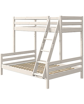 Flexa Family Bunk Bed Classic for Three People - 200x140/90 cm Bunk Beds