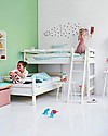 Flexa Semi-High Bunk Bed with Slanting Ladder - 200x90 cm Bunk Beds