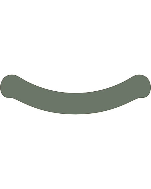 Flexa Wooden Bended Balance Board Green Extended Sides unisex