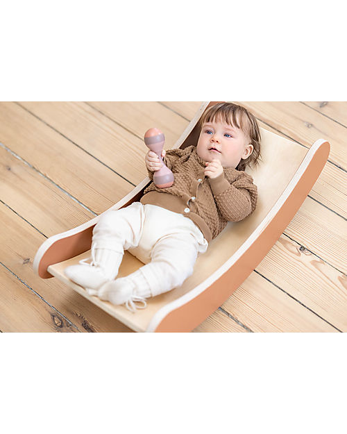 Flexa Wooden Bended Balance Board - Rose - Extended Sides Balance Toys_