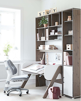 Flexa Woody Study BlackBoard - 120x70 cm - Height Adjustable + Tiltable Tabletop Tables And Chairs