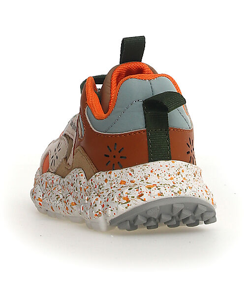 Flower Mountain Saburo Junior Sneakers - Fabbric Multi Pepper Sole - Sand/Taupe Shoes