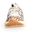 Flower Mountain Yamano 3 Junior Sneakers - Animalier - Beige and Multi - Eco-Leather and Recycled Technical Fabric Shoes