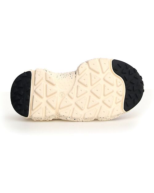 Flower Mountain Yamano 3 Junior Sneakers - Fabric - Beige/Lilac/Blue Navy - Eco-leather Sneakers