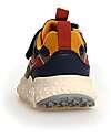 Flower Mountain Yamano 3 Junior Sneakers - Nylon - Blue Navy/Taupe - Eco-leather Sneakers