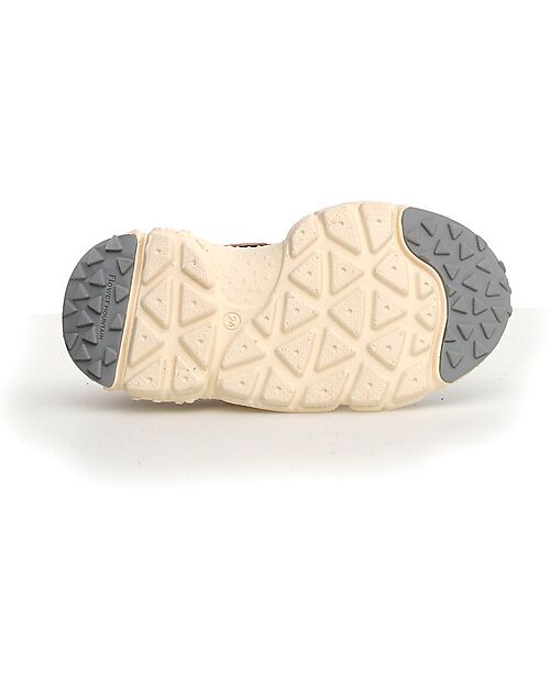 Flower Mountain Yamano 3 Junior Sneakers - Nylon - Blue Navy/Taupe - Eco-leather Sneakers