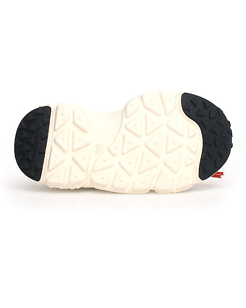 Flower Mountain Yamano 3 Junior Sneakers - Nylon - Grey/Brown/Military - Eco-Leather and Recycled Technical Fabric Shoes