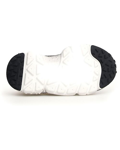 Flower Mountain Yamano 3 Junior Sneakers - Nylon - Militare/Anthracite - Eco-leather Sneakers