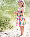 Frugi Abigail Checked Dress - Picnic Gingham - Rainbow Check - Organic Cotton Dresses_