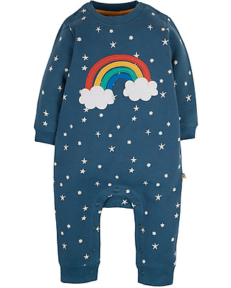 Frugi Abisko Romper - Stars/Rainbow - Organic Cotton Babygrows