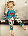 Frugi Ace Pjs - Tobemory Teal/Highland Cow - Organic Cotton Pyjamas