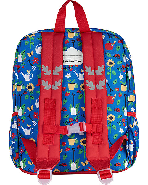 Frugi Adventurers Backpack - Garden - 28 x 34 x 11 cm - Made with Recycled Material - The National Trust Collaboration! Backpack