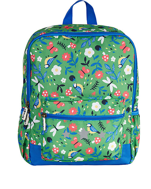Frugi Adventurers Backpack - Hedgerow - 28 x 34 x 11 cm - Made with Recycled Material! Kindergarten Backpacks