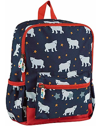Frugi Adventurers Backpack - Polar Bear - Made with Recycled Material! Small Backpacks