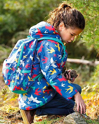 Frugi Adventurers Backpack - Rainbow Flight - Made with Recycled Material! Small Backpacks