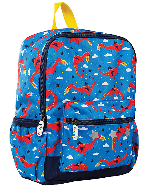 Frugi Adventures Backpack - Dragon Dreams - Made with recycled material! Kindergarten Backpacks