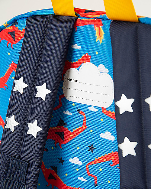 Frugi Adventures Backpack - Dragon Dreams - Made with recycled material! Kindergarten Backpacks