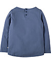 Frugi Alana, Long Sleeved Top with Applique, Blue Lake/Giraffe - Organic cotton Long Sleeves Tops