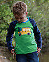 Frugi Alfie Raglan Top - Truck - Organic cotton Long Sleeves Tops