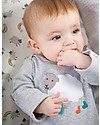 Frugi Arlo Outfit Babygrow, Grey Marl/Sheep - 100% organic cotton Babygrows