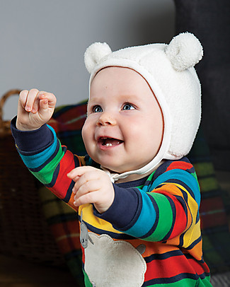 Frugi Baa Baa Boonet - Soft Recycled Fleece! Winter Hats