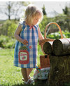 Frugi Baby Dress Set (dress + knickers) Cornflower Blue- 100% Organic Dresses_