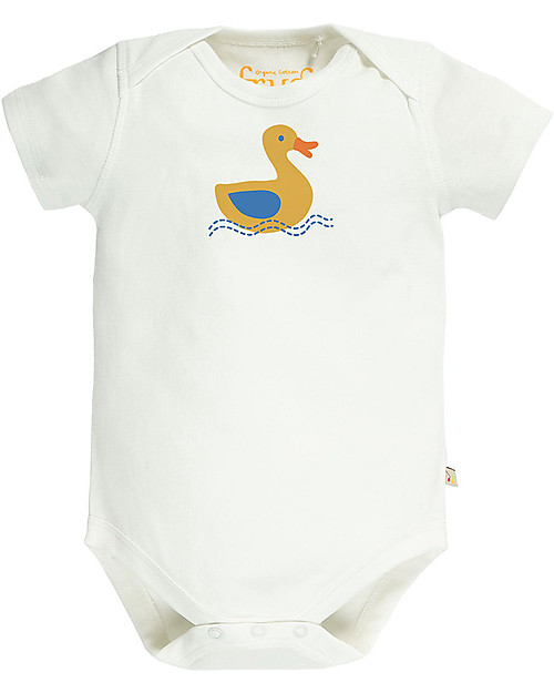 Frugi Baby Gift Set -Puddle Ducks - Bodysuit+BabyGrow+Hat Sets And Co-Ords