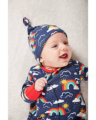 Frugi Baby Gift Set - Rainbow Skies - Bodysuit + Babygrow + Hat Sets And Co-Ords