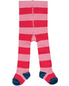 Frugi Baby Tights Organic Cotton - ONLY 1 LEFT Size 6-12 MONTHS- Raspberry Pink stripe Tights