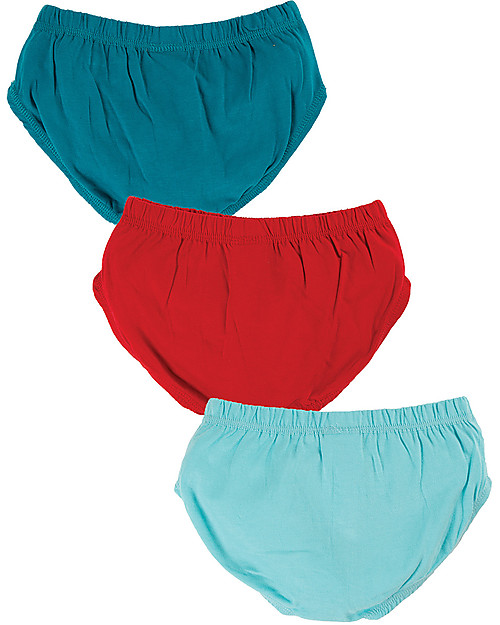 Frugi Barney Brief 3 pack - Tractor - Organic Cotton Briefs