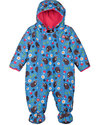 Frugi Billie Pram Suit - Hedgehog Adventure - 100% Recycled Polyesther Snowsuits