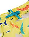 Frugi Board Shorts - Yellow with Sharks - Recycled Bottles Swimming Trunks