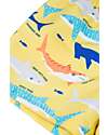 Frugi Board Shorts - Yellow with Sharks - Recycled Bottles Swimming Trunks