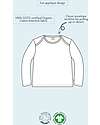 Frugi Bobby Applique Top - Fjord Green Stripe/Ladybird - Organic Cotton Long Sleeves Tops