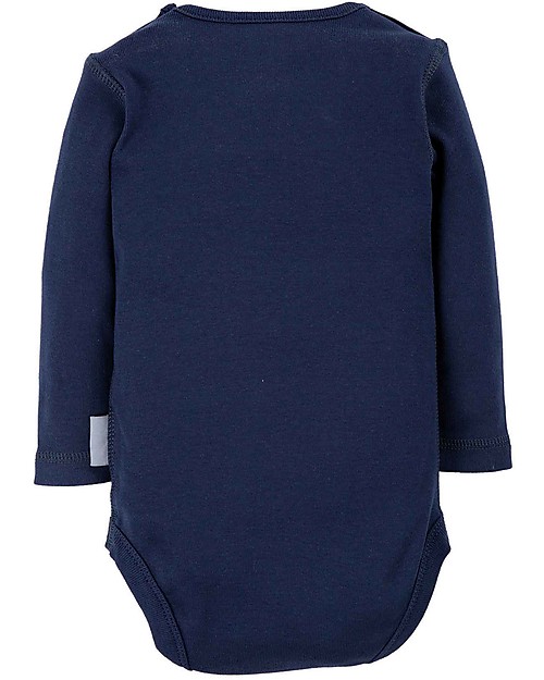 Frugi Body Everyday Long Sleeves - Indigo Blue - Organic Cotton Long Sleeves Bodies