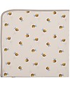 Frugi Buzzy Bee Blanket with Hood - 100% Organic Cotton Muslin Swaddle